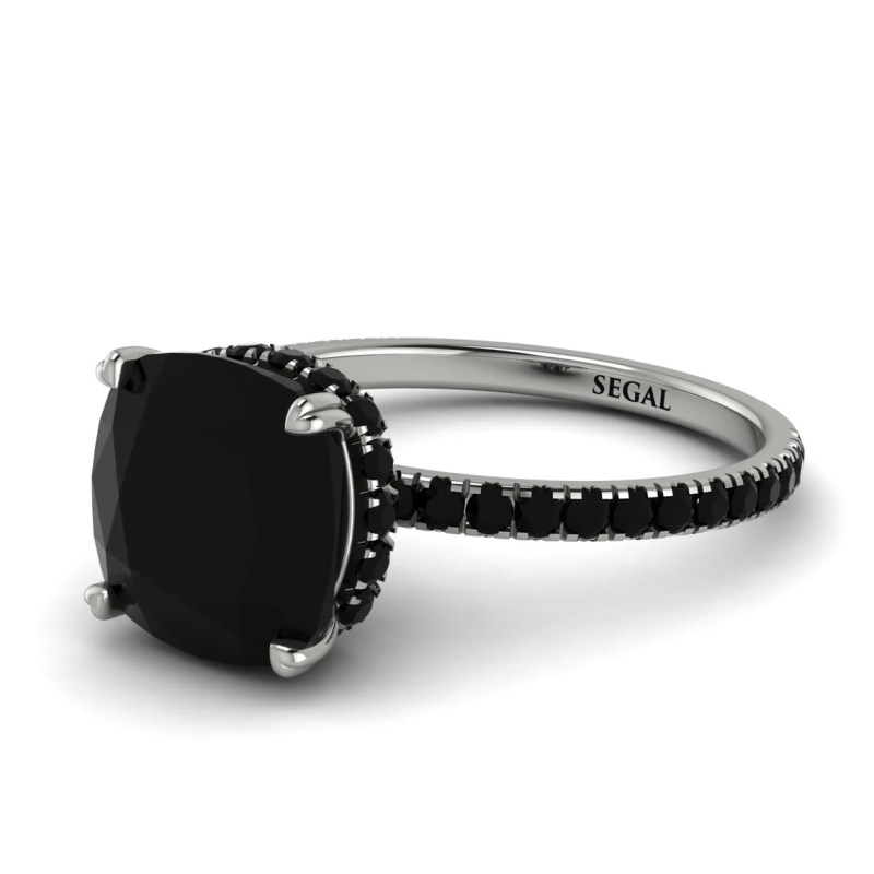 27 Black Wedding Rings Perfect for October Brides