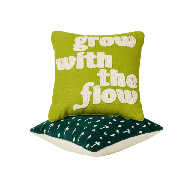 Opalhouse 'Grow with The Flow' Square Decorative Pillows (2-Pack)