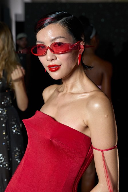 a guest at the Robert Wun f/w 2024 show