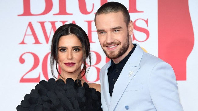 Cheryl Cole and Liam Payne attend the BRIT Awards 2018 at the 02 Arena, London, UK.