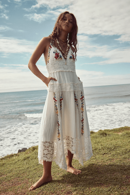 Free People Keila Midi Dress