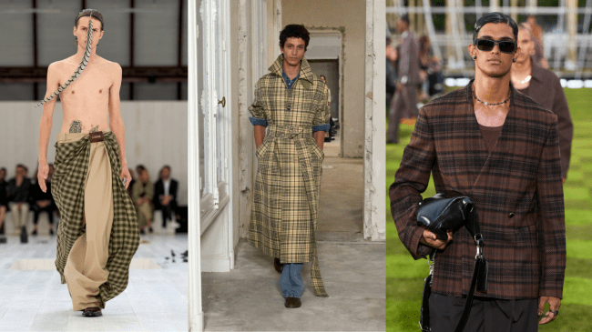 Loewe, Ami Paris, Louis Vuitton.