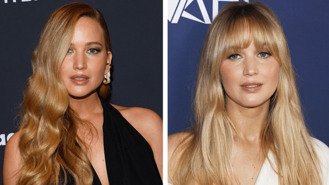 Jennifer Lawrence's hair transformation.