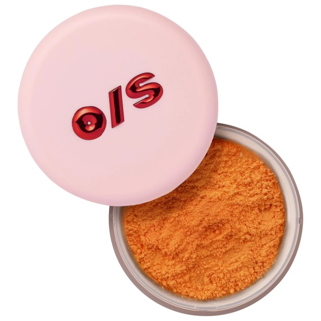 One/Size Ultimate Blurring Setting Powder in a pink pot.