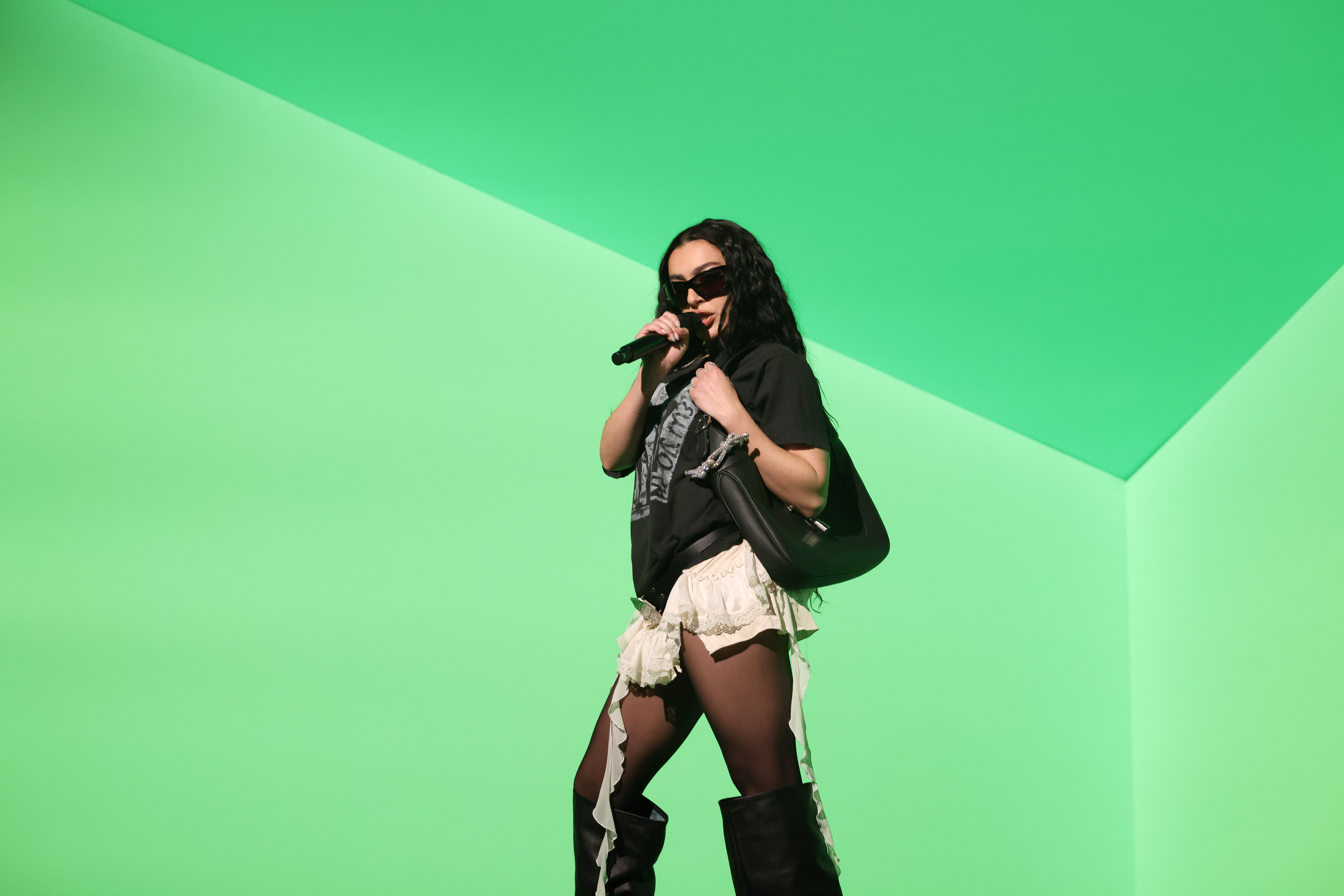 Musical guest Charli XCX performs "360" on Saturday, November 16, 2024.