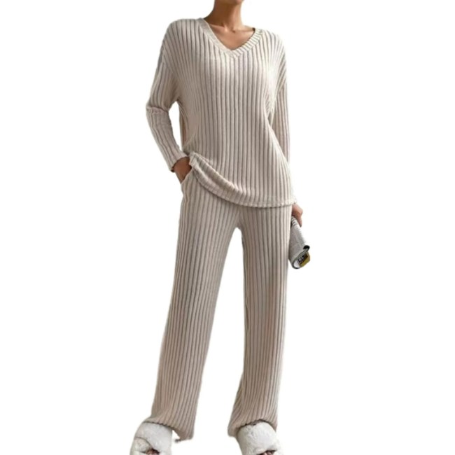 Shermie Ribbed Knit Lounge Set