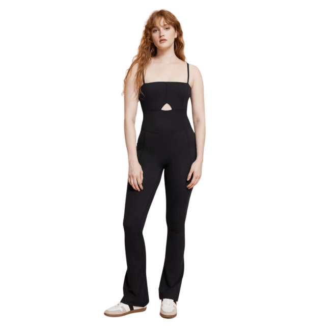 Blogilates Peekaboo Flare Active Jumpsuit