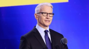 NEW YORK, NEW YORK - DECEMBER 10: Anderson Cooper speaks onstage during the 17th Annual CNN Heroes: An All-Star Tribute at The American Museum of Natural History on December 10, 2023 in New York City.