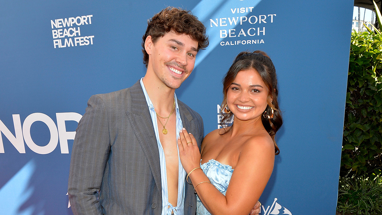Noah Beck and Siena Agudong attend the 25th Annual Newport Beach Film Festival Honors & Variety's 10 Actors to Watch at The Balboa Bay Club And Resort on October 20, 2024 in Newport Beach, California.