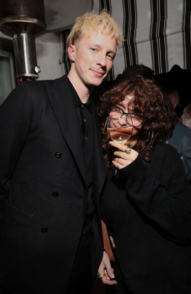 Drew Starkey and Odessa A'zion attend W Magazine's Annual Best Performances Party at Chateau Marmont on January 04, 2025 in Los Angeles, California. 
