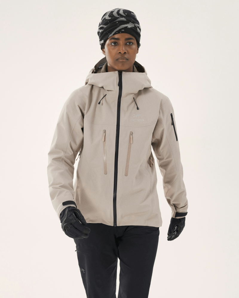 Arc'teryx Alpha SV Jacket in light beige colorway
