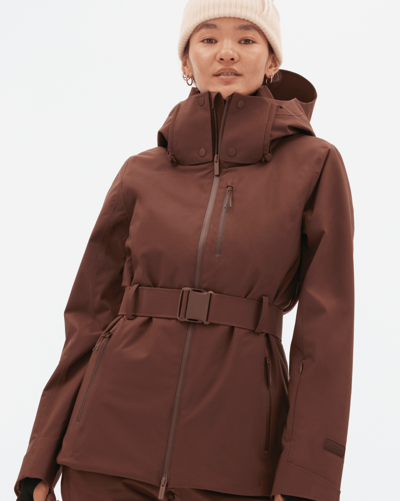 Halfdays Aston Jacket in chocolate brown colorway