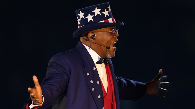 Samuel L. Jackson at Super Bowl 2025