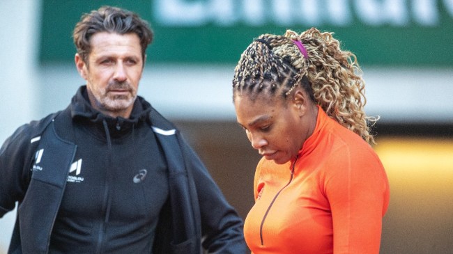 Serena Williams and  Patrick Mouratoglou
