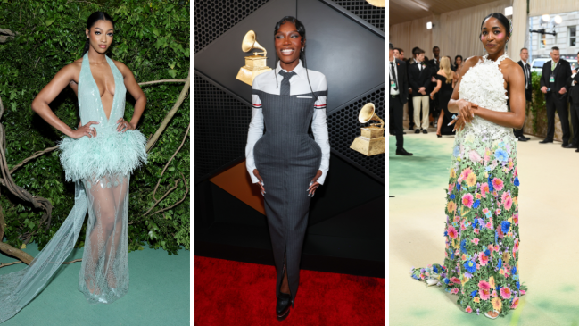 Angel Reese and Ayo Edebiri at the Met Gala, Doechii at the Grammys