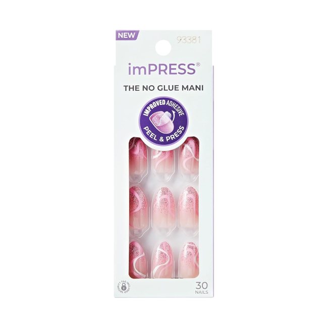 KISS imPRESS No Glue Mani in Wild Venus