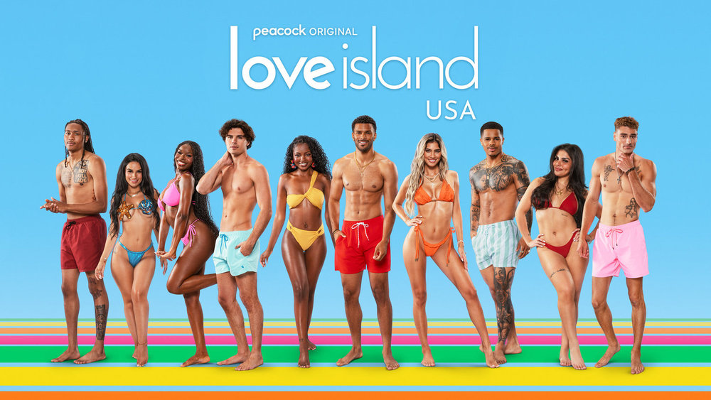 LOVE ISLAND USA -- Pictured: (l-r) Taylor, Yulissa, Olandria, Nicolas, Chelley, Jeremiah, Belle-A, Ace, Huda, Austin