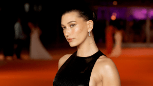 Hailey Bieber attends the 3rd Annual Academy Museum Gala at Academy Museum of Motion Pictures on December 03, 2023 in Los Angeles, California.