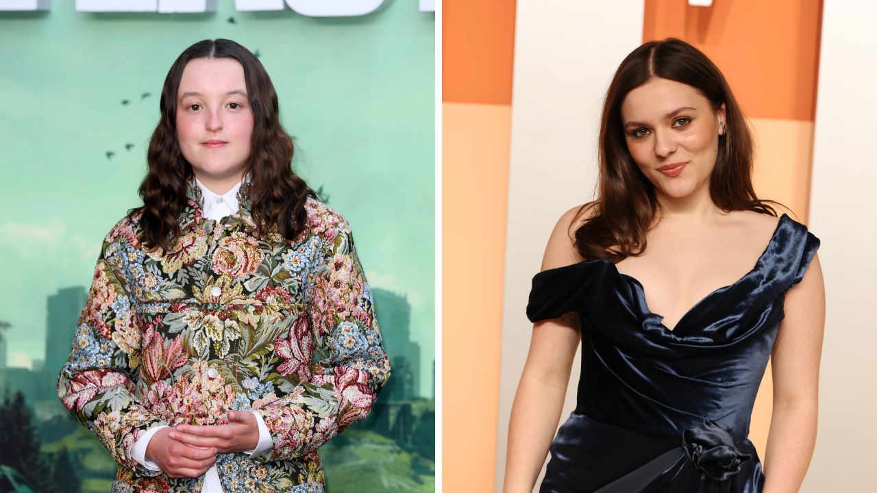 Bella Ramsey and Maisy Stella