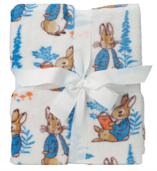 Peter Rabbit Fleece Throw Blanket