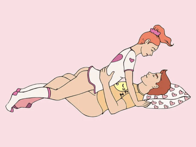 The Inverted Missionary sex position.