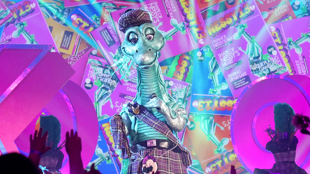 THE MASKED SINGER: Nessy in the THE MASKED SINGER episode “Boy Band Night” airing Wednesday, April 2 (8:00-9:02 PM ET/PT) on FOX.