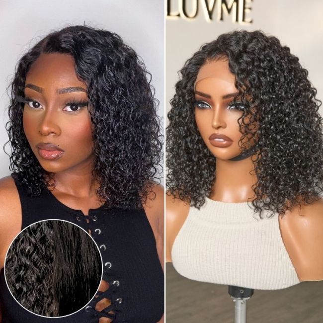 Wet and Wavy 5x5 Closure Pre-Cut Lace Water Wave Wig