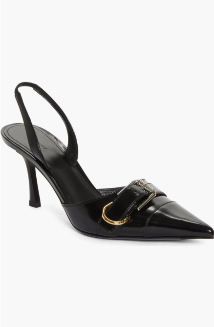 Givenchy Voyou Pointed Toe Slingback Pump in black