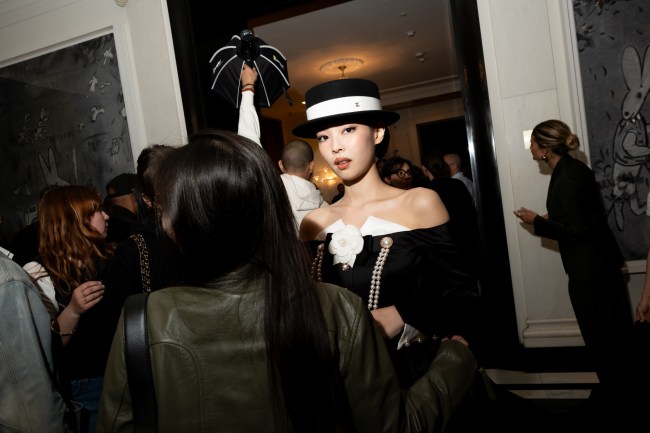 Jennie Kim at The Carlyle Hotel before the 2025 Met Gala: "Superfine: Tailoring Black Style" held at the Metropolitan Museum of Art on May 5, 2025 in New York, New York.