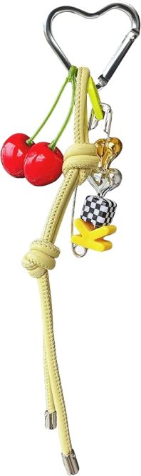 E-Go Pom Cherry Bag Charm
