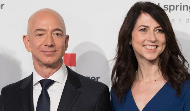 Jeff Bezos and MacKenzie Scott