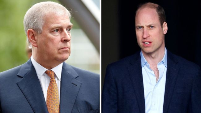 Prince Andrew and Prince William