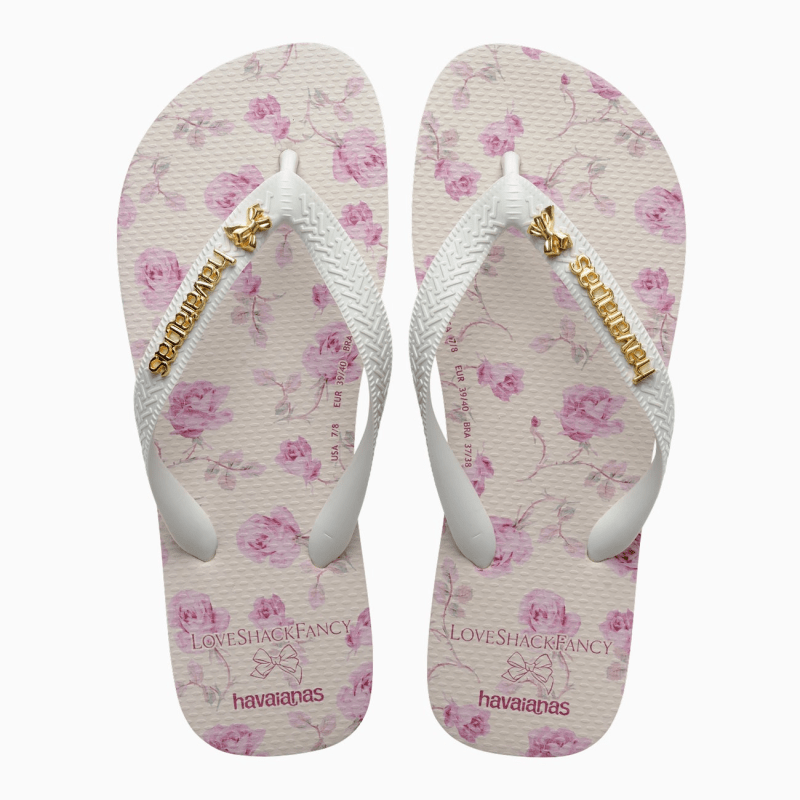LoveShackFancy x Havaianas Floral Flip-Flops Collab Is Selling Out