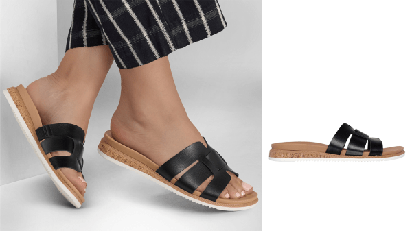 Skechers BOBS Desert Kiss Low - Peak Look in black