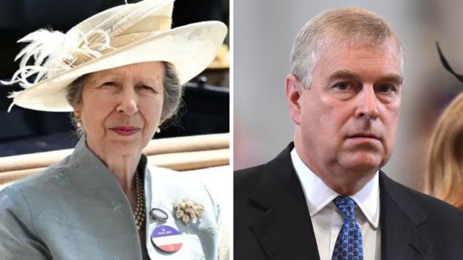 Princess Anne and Prince Andrew