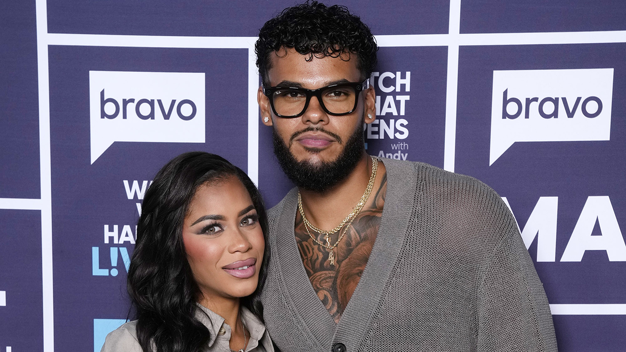 WATCH WHAT HAPPENS LIVE WITH ANDY COHEN -- Episode 22136 -- Pictured: (l-r) Amaya Espinal, Bryan Arenale