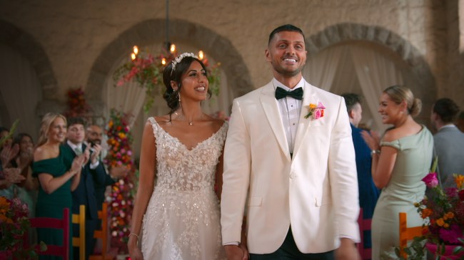 Love is Blind: UK: Season 2. (L to R) Kal, Sarover, in Love is Blind: UK: Season 2.