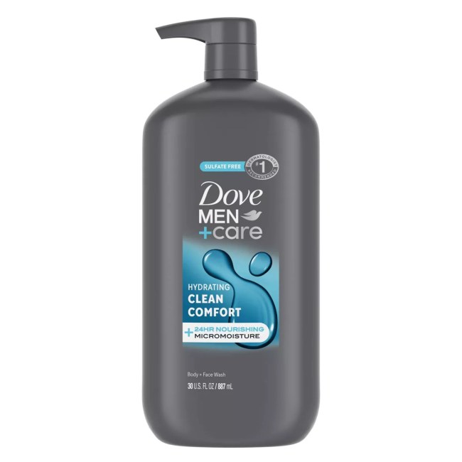 Dove Men+Care Clean Comfort Hydrating Body & Face Wash
