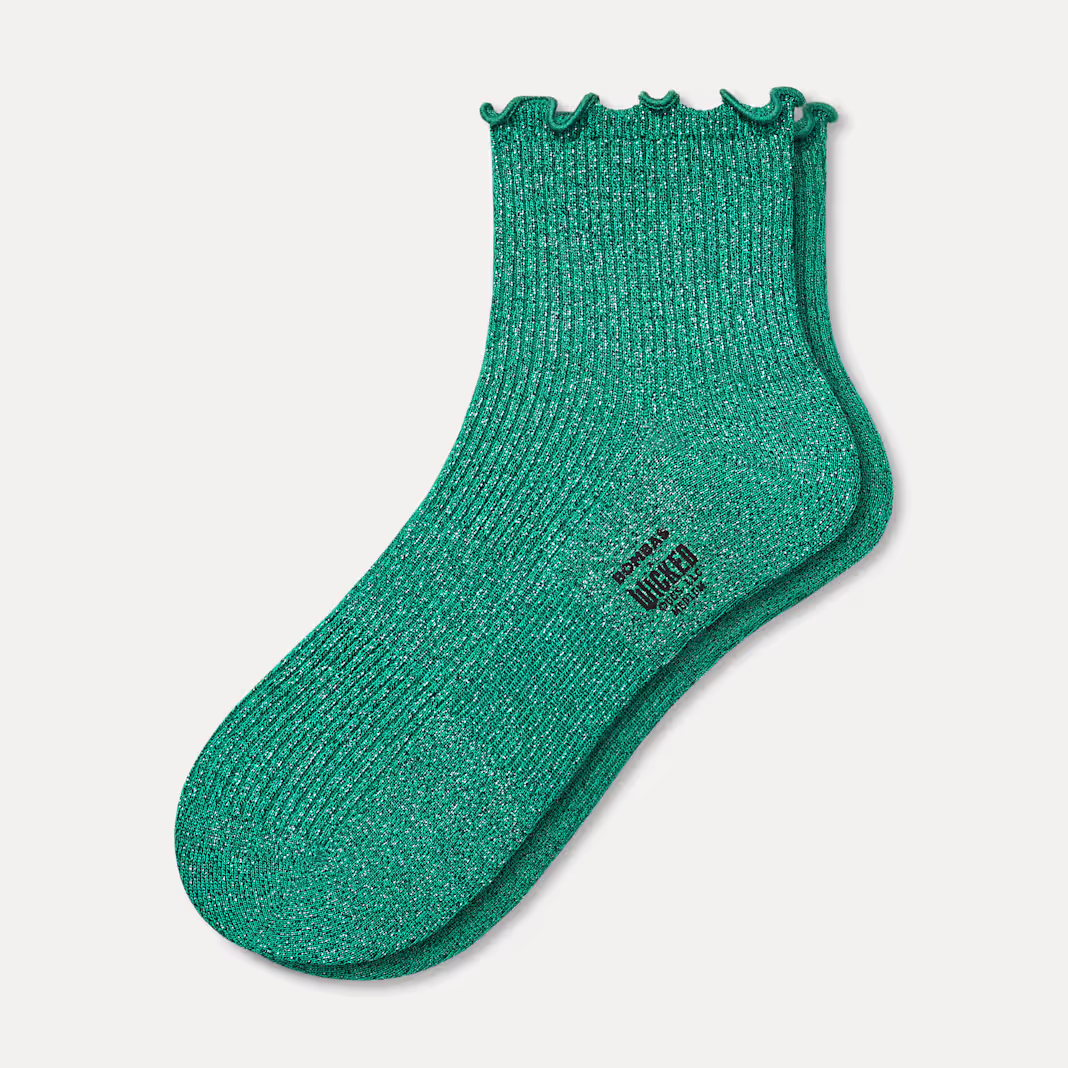 Bombas Wicked Ruffle Quarter Socks