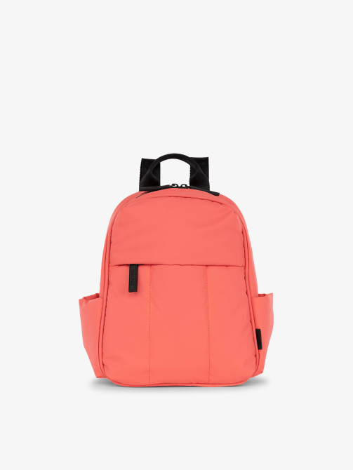 CALPAK Luka Mini Backpack in coral orange