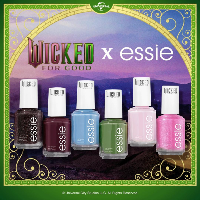 Limited Edition essie x Wicked: For Good Salon-Quality Nail Polish