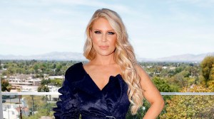 STUDIO CITY, CALIFORNIA - APRIL 29: Gretchen Rossi attends the Jonathan Marc Stein Autumn/Winter 2021 virtual show debut filming on April 29, 2021 in Studio City, California.