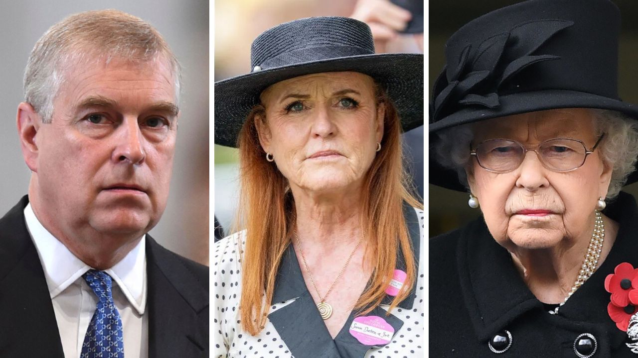 Andrew, Fergie, Queen Elizabeth