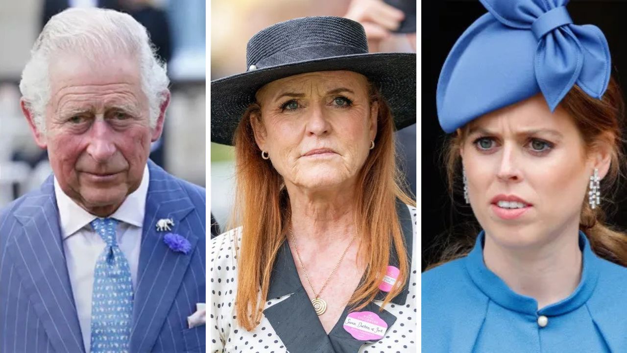 King Charles, Fergie, Princess Beatrice