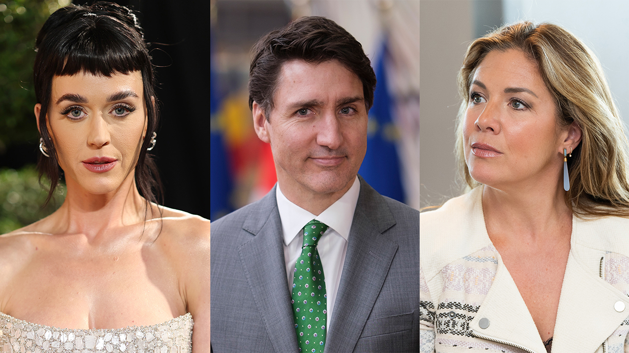 Katy Perry, Justin Trudeau, Sophie Gregoire