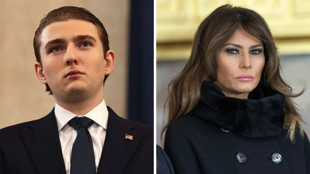 Barron Trump, Melania Trump